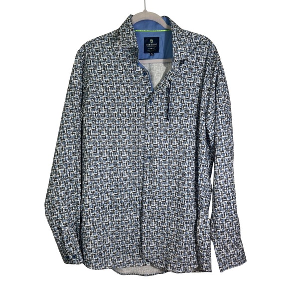 Tom Baine Other - Tom Baine Performace Collection Slim Fit‎ Comfort Blue Pattern Size XL NWOT